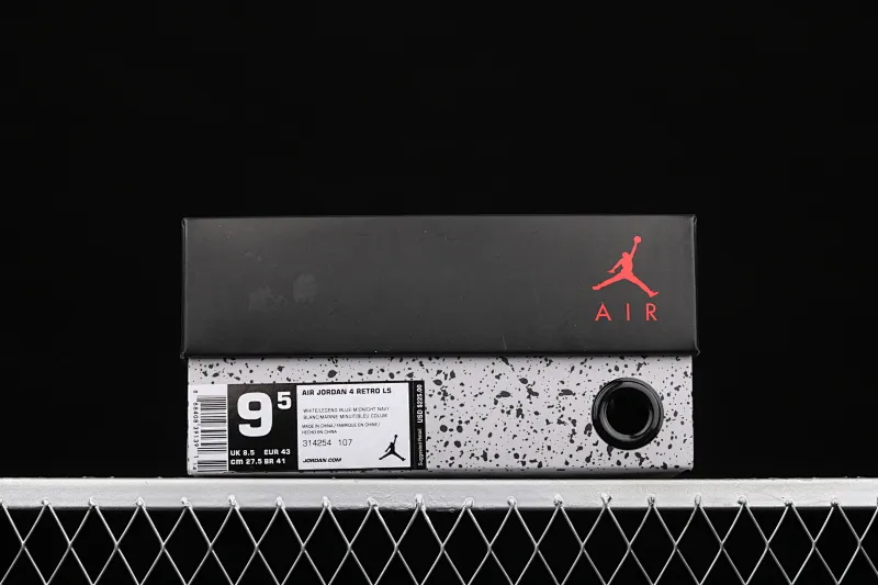 All Categories Air Jordan Jordan Series Basketball Shoes Air Jordan 4 Pure Original Air Jordan 4 Retro LS AJ4 Joe 4 Columbia Blue First Layer Basketball Shoes 314254-107